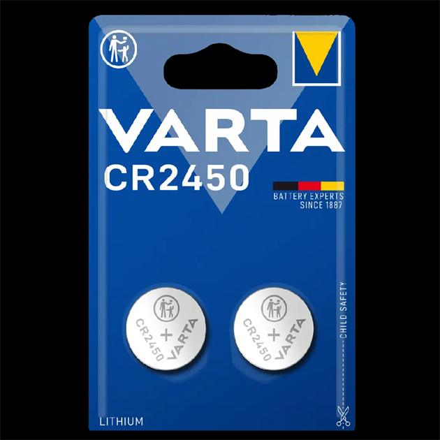 VARTA 2-pack CR2450 batterier